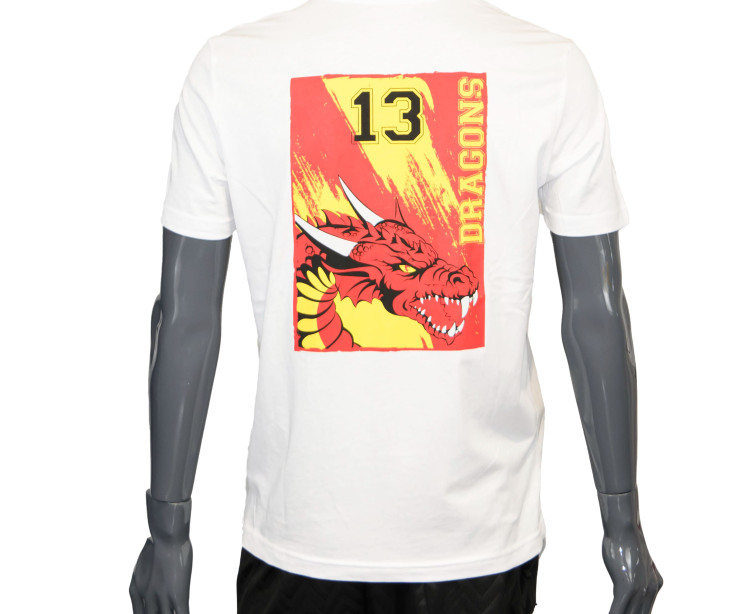 2024 Tee shirt blanc dragons