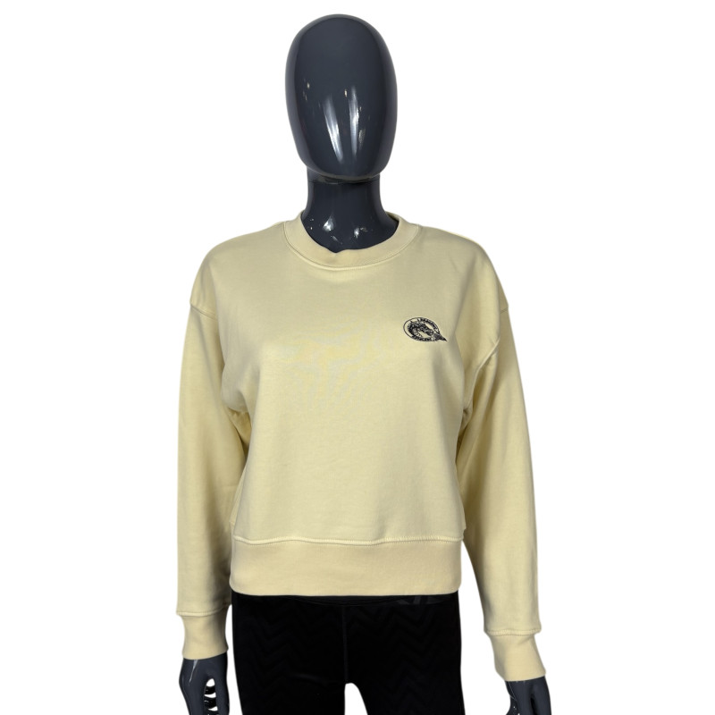 SWEAT CROP TOP JAUNE