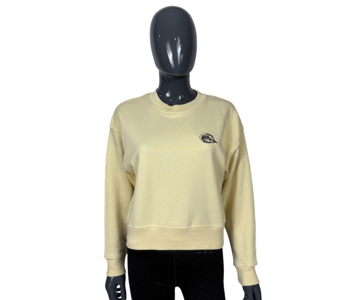 SWEAT CROP TOP JAUNE