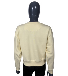 SWEAT CROP TOP JAUNE