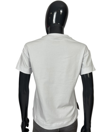 T-SHIRT ATHLEISURE BLANC