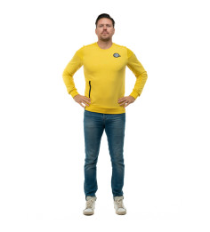 SWEAT ATLEISURE COL ROND YELLOW