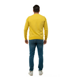 SWEAT ATLEISURE COL ROND YELLOW