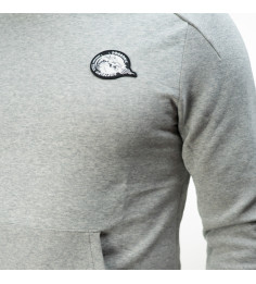 SWEAT ATLEISURE COL ROND GRIS