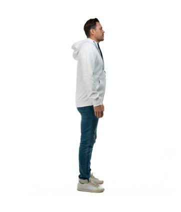 VESTE CAPUCHE ATLEISURE BLANCHE