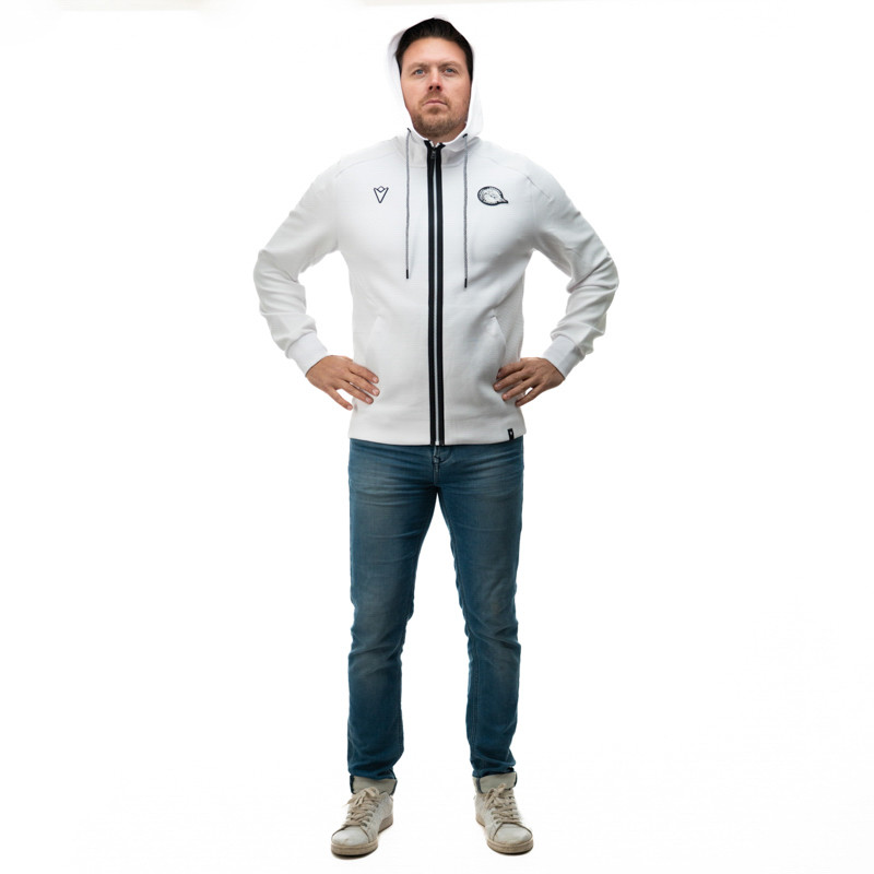 VESTE CAPUCHE ATLEISURE BLANCHE