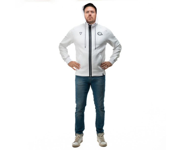 VESTE CAPUCHE ATLEISURE BLANCHE