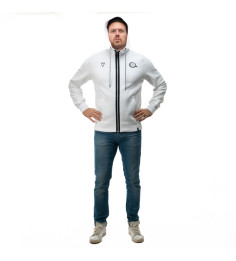 VESTE CAPUCHE ATLEISURE BLANCHE