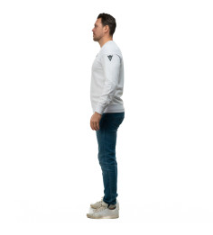 SWEAT COL ROND ATLEISURE BLANC