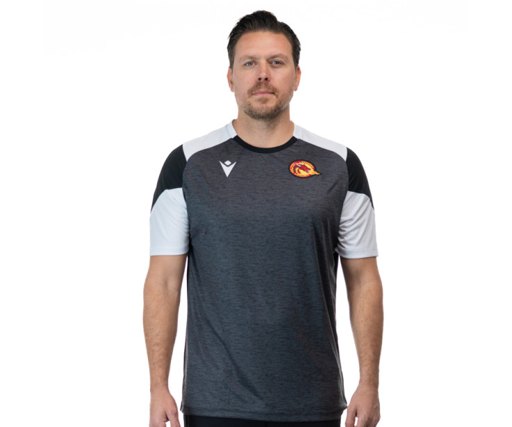 2025 TRAINING TEE SHIRT GREY-BLACK