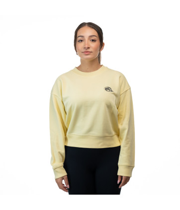 SWEAT CROP TOP JAUNE